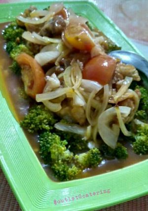 Foto resep Brokoli ayam asam manis