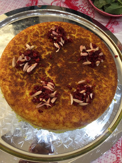 عکسی از دستور ته چين مرغ