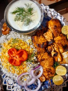 عکسی از دستور شوید پلو ماهی