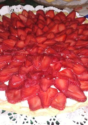 Una foto de Tarta De Frutilla
