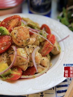 涼拌雞胸肉水果沙拉 的食譜成品照片