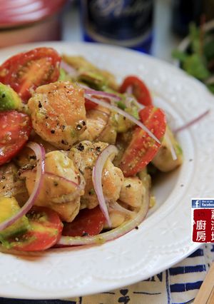 涼拌雞胸肉水果沙拉 的食譜成品照片