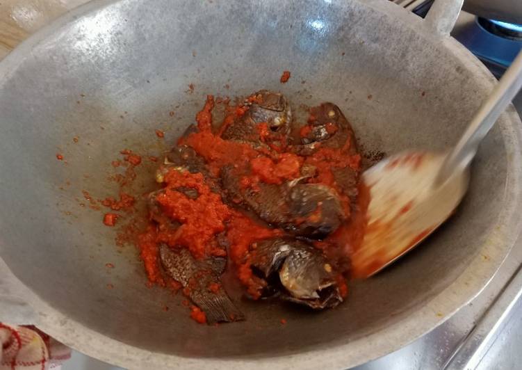 Proses mengolah Mujair sambal, Enak