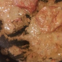 A picture of Smothered pork chops.