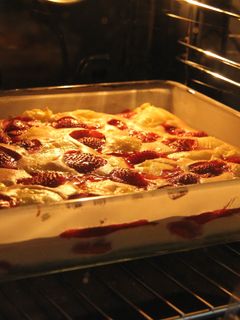 Epres-pudingos piskóta recept fotója