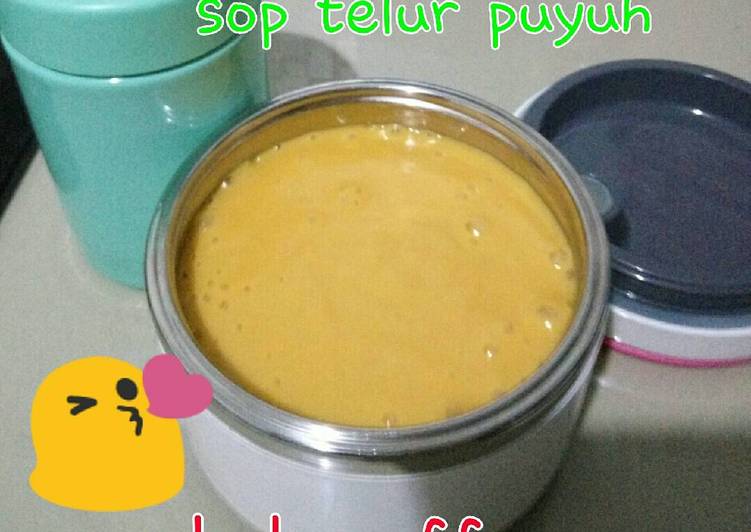 Mpasi 7 bulan..Sop telur puyuh