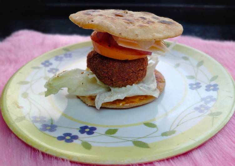 Steps to Prepare Homemade Indian style wheat burger