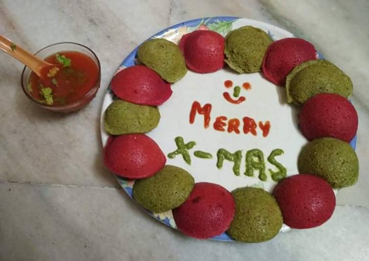 Easiest Way to Prepare Homemade Red green healthy idlis