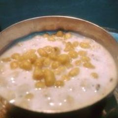 A picture of Boondi ka Raita.