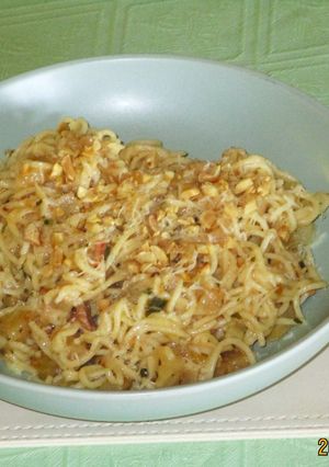 Karalábés spagetti recept fotója