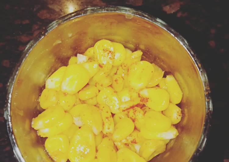 Recipe of Any-night-of-the-week Masala sweet corn