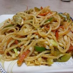 Vegetable chowmein A picture of Vegetable chowmein.
