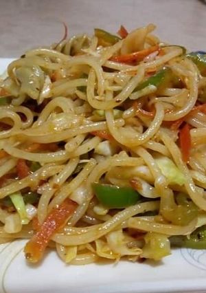 A picture of Vegetable chowmein.