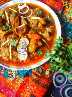A picture of Beef Masala Karahi.