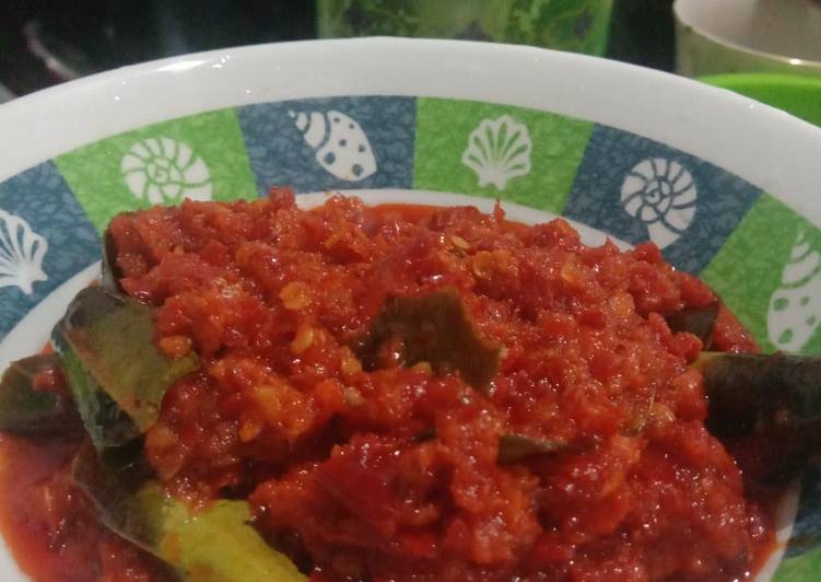 Sambel merah padang ala madam