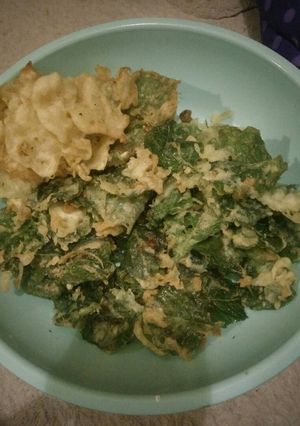 Foto resep Bayam crispy