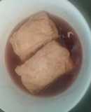 Đậu phụ hấp thịt tương cà