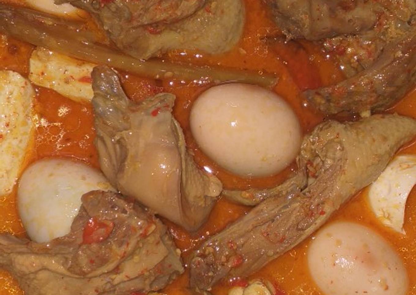 Gule bebek,telur,tahu