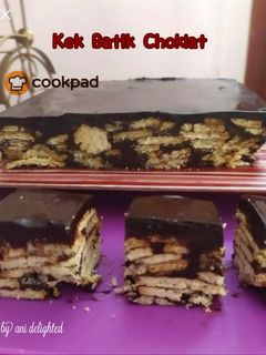 Gambar Kek Batik Choklat