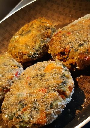 Una foto de Croquetas de acelga con corazón de queso