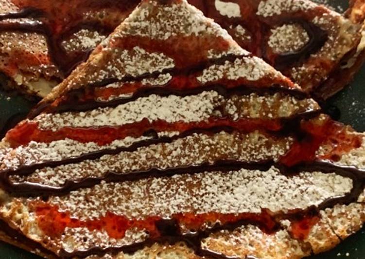 Steps to Prepare Super Quick Homemade Nutella crepe ❤️