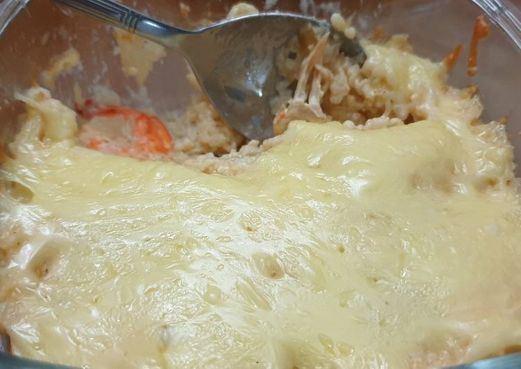 Nasi panggang udang keju 🍤