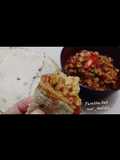 Paratha oat with orak-arik telur asam pedas manis ala meida