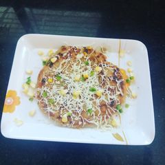 Capsicum Corn Cheese Paratha A picture of Capsicum Corn Cheese Paratha.