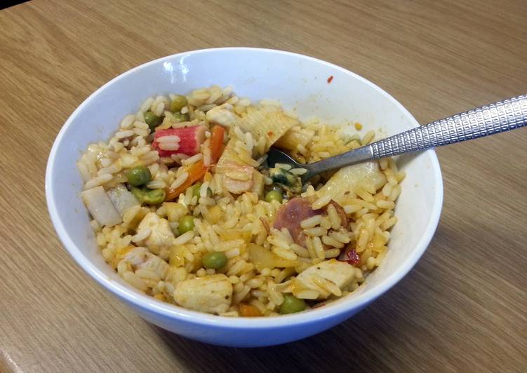 Chicken and Seafood Paella Chicken and Seafood Paella