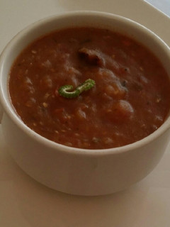 A picture of Thick vegetable soup.