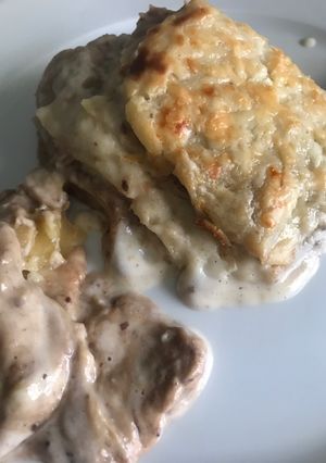 Foto principal de “Lasaña” con restos de carne de casa