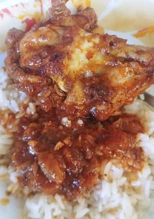 Φωτογραφία της συνταγής Κοτόπουλο 🐔 κοκκινιστό🍅