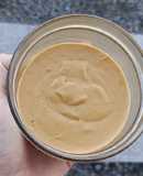 Mousse tipo cheesecake de dulce de leche