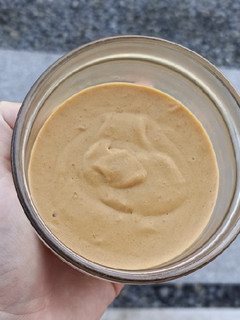 Una foto de Mousse tipo cheesecake de dulce de leche