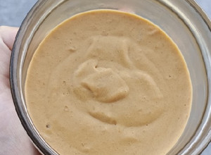 Una foto de Mousse tipo cheesecake de dulce de leche