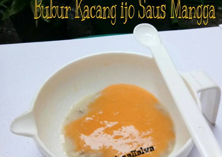 Bubur Kacang Ijo Saus Mangga Snack Mpasi 7m+