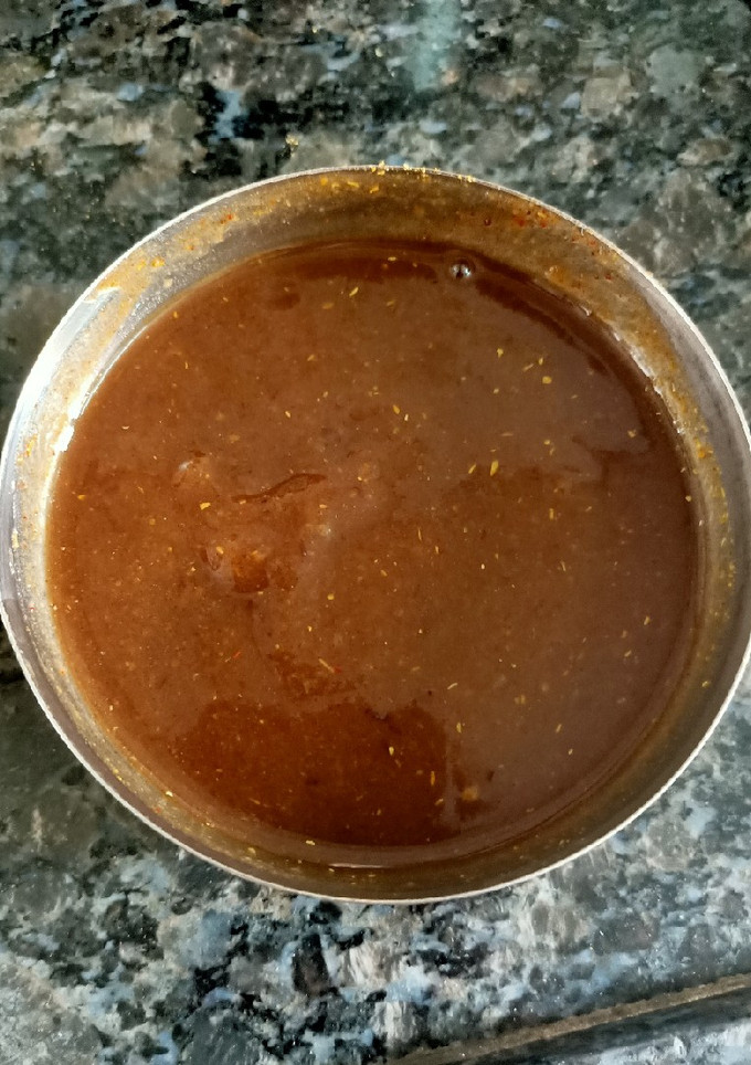 A picture of Dates-Tamarind Chutney.