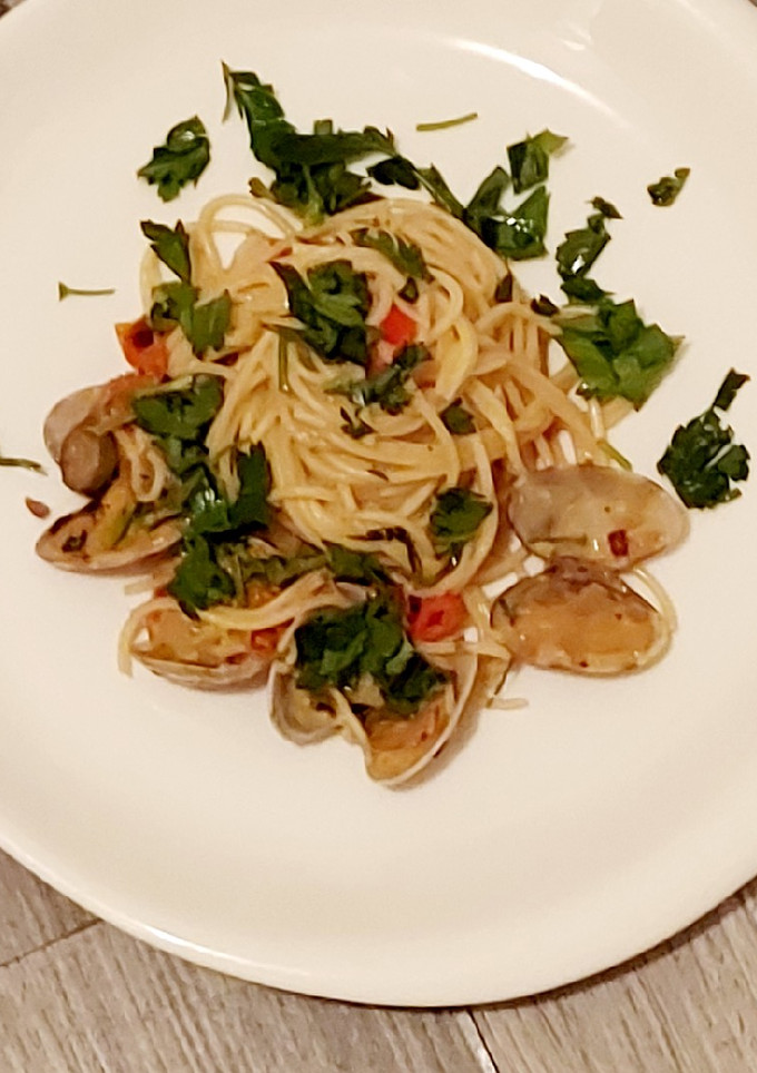 Foto resep Seafood Pasta with Clams