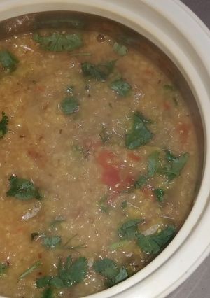 A picture of Veg healthy daliya.