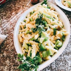 A picture of Healthy pasta salad for diet.