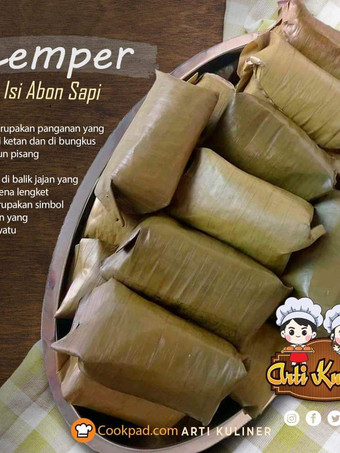 Bagaimana Menyiapkan Lemper abon sapi Enak Terbaru