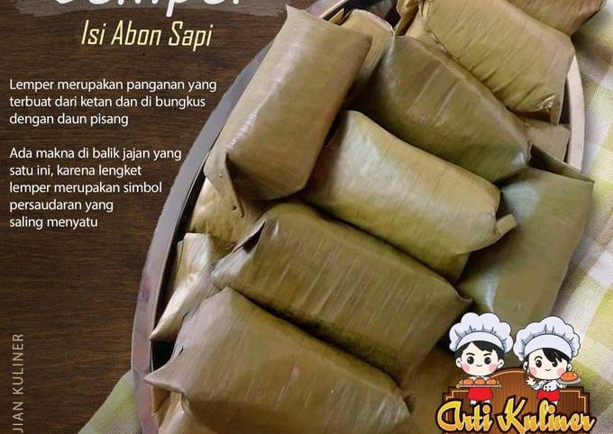 Lemper abon sapi