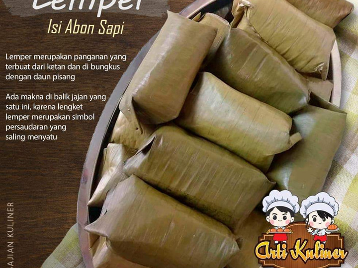 Bagaimana Menyiapkan Lemper abon sapi Enak Terbaru