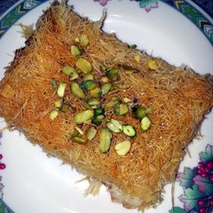 A picture of Pam's Kunafa(my version).....