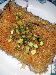 A picture of Pam's Kunafa(my version).....
