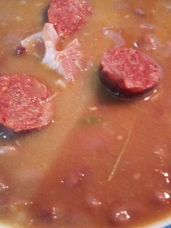 Una foto de Judías Pintas con Chorizo y Panceta