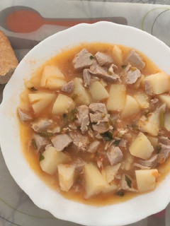 Una foto de Marmitako de atún