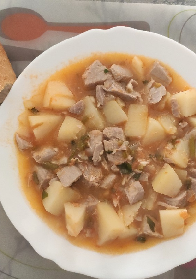 Una foto de Marmitako de atún