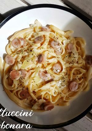 Foto resep Fettuccine Carbonara