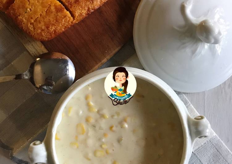 Bagaimana Menyiapkan Corn Cream Soup Anti Gagal